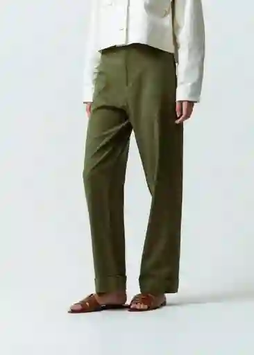 Pantalón Mujer Verde Martini 6 532G307 Naf Naf