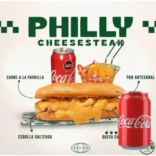 Combo Don Philly Cheesesteak +Cocacola Orig 330 ml