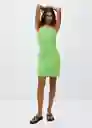 Vestido Nuversa Verde Talla XS Mujer Mango