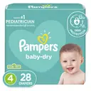 Pampers Pañales Desechables Baby-Dry Etapa 4