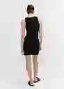 Vestido Hernan Negro Talla M Mujer Mango