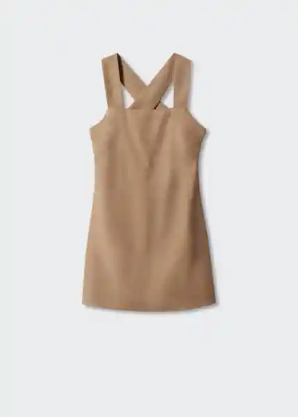 Vestido Bosco-H Camel Talla L Mujer Mango