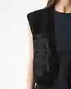 Chaleco Embroidered Denim Negro Sombrio Ultraoscuro M Chevignon