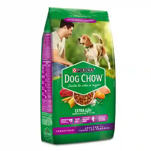 Dog Chow Longevidad Adultos +7 Todos los Tamaños 2Kg