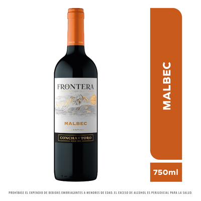 Frontera Vino Tinto Malbec 750 ml