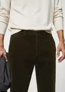 Pantalón Berdam Khaki Talla 46 Hombre Mango