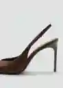 Zapatos Mica1 Chocolate Talla 36 Mujer Mango