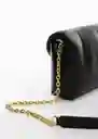 Bolso P Falco Negro Mujer Mango