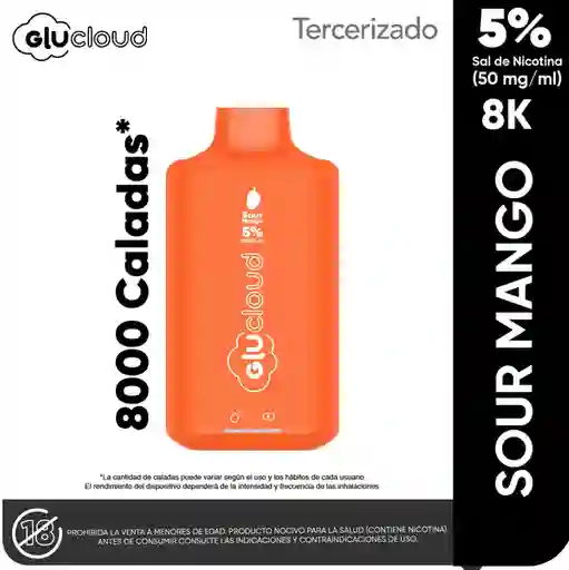 Vapeador Glucloud Sour Mango 8K
