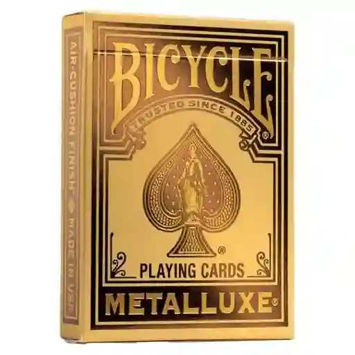 Bicycle Cartas Metalluxe Holiday Gold