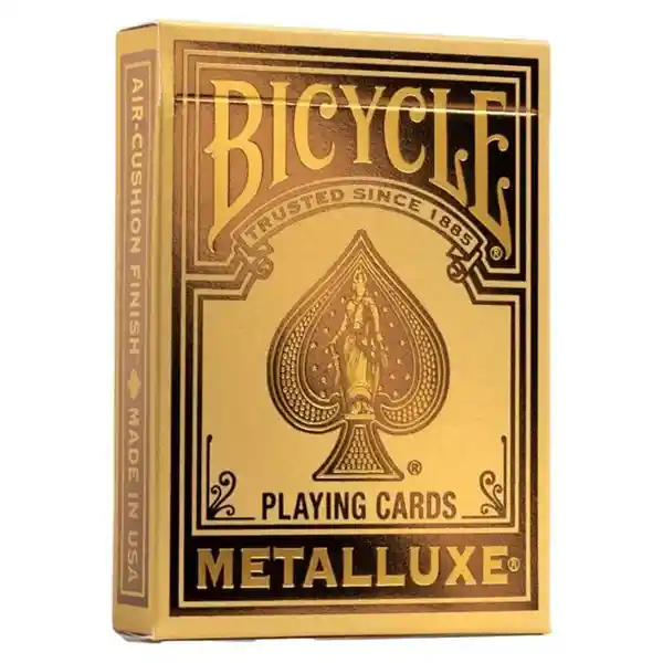 Bicycle Cartas Metalluxe Holiday Gold