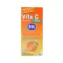 Vita C Mk Vitamina C en Tabletas Efervescentes Sabor a Naranja
