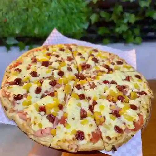 Pizza hawaiana (8 porciones) 33cm