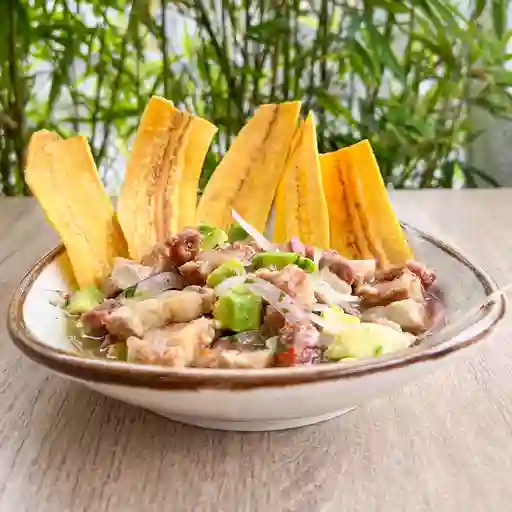 Ceviche chicharrón