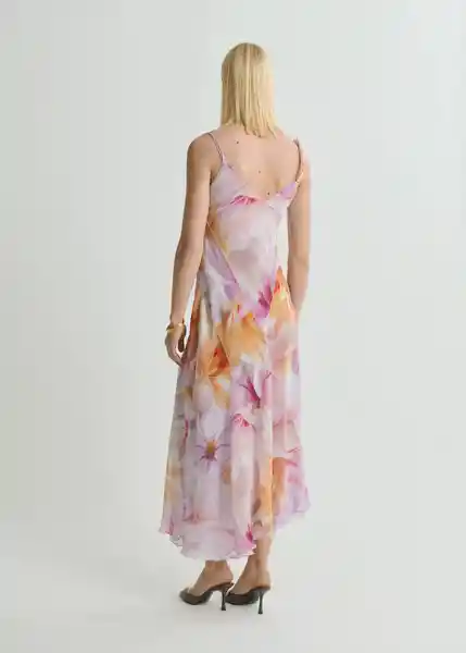 Vestido Paula Malva Talla L Mujer Mango