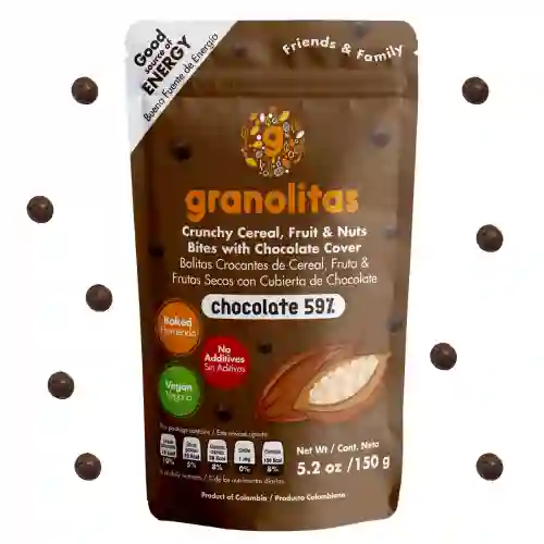 Granolitas de Cacao 59% 150 gr