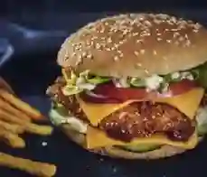 Hamburguesa Pollo Apanado