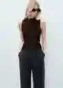 Top Acadia Chocolate Talla S Mujer Mango