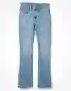 American Eagle Jean Corto Regular Marea Azul Talla 6