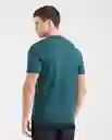 Camiseta Basic Colors Verde Nafta Ultra Oscuro T. M Chevignon