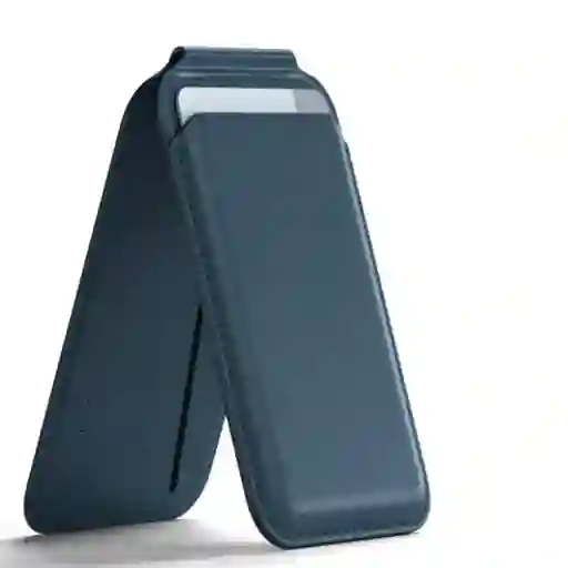 Satechi Tarjetero Magnético Con Stand Para iPhone Azul