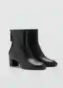 Botines Claire Negro Talla 40 Mujer Mango