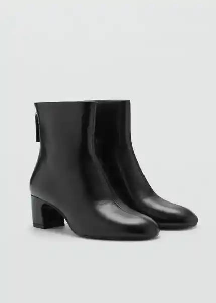Botines Claire Negro Talla 40 Mujer Mango
