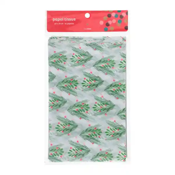 Set Papel Tissue Navidad Diseño 0019 Casaideas