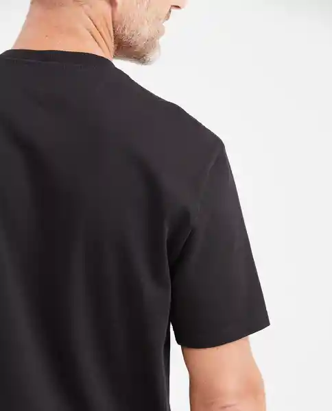 Camiseta Manga Corta Duck Graphic Negro Sombrio T M Chevignon