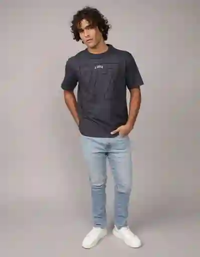 Camiseta Hombre Negro Talla Medium 4600167 American Eagle
