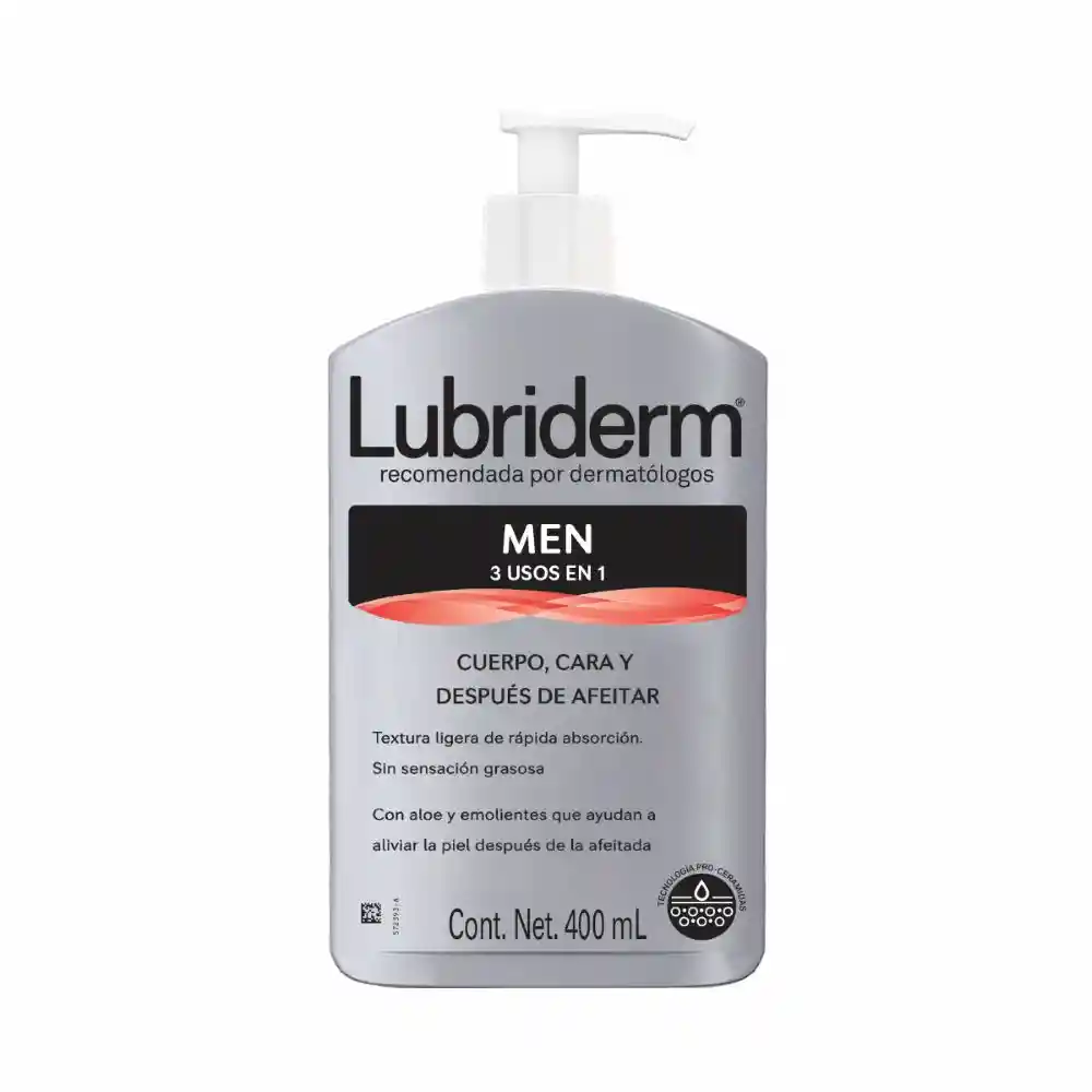 Crema Corporal LUBRIDERM For Men 400 ML