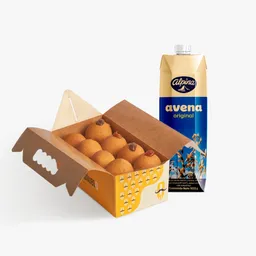 Caja x 8 con litro de avena