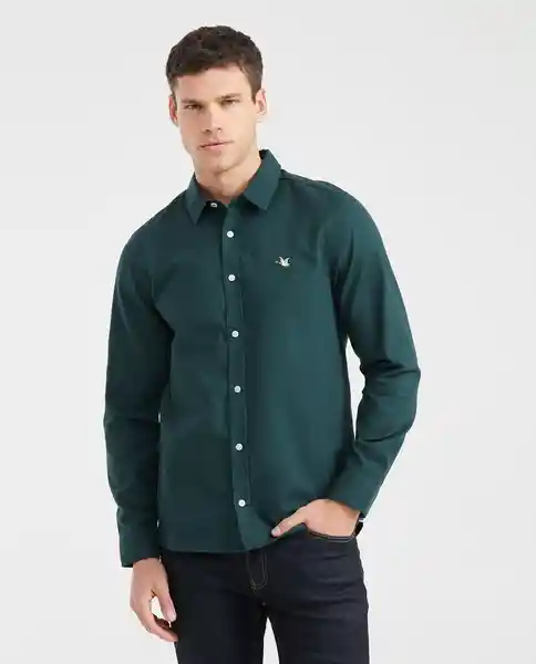 Camiseta Oxford Verde Nafta Ultra Oscuro T. M Chevignon