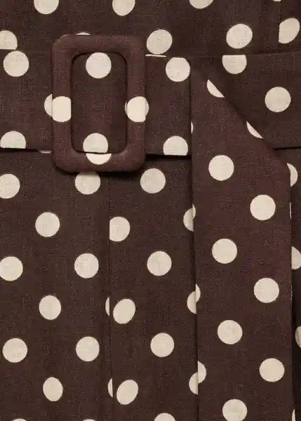 Enterizo Mono Romeo Chocolate Talla M Mujer Mango