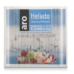 Helado Aro Vainilla-brownie Caja