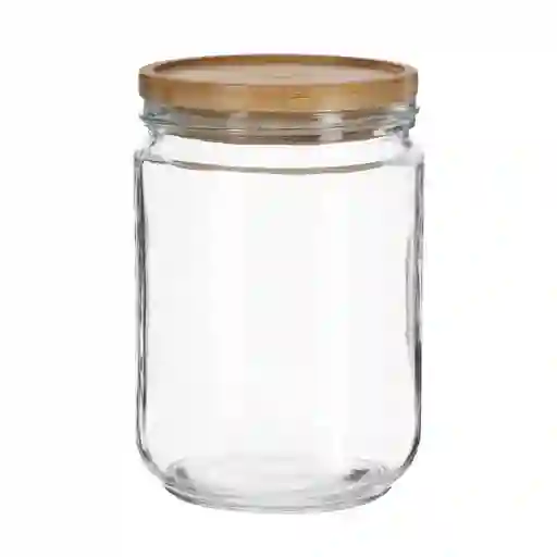 Recipiente Canister Tapa Bamboo 1000 mL Diseño 0001 Casaideas