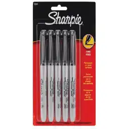 Sharpie Marcador Permanente Negro Punta Fina