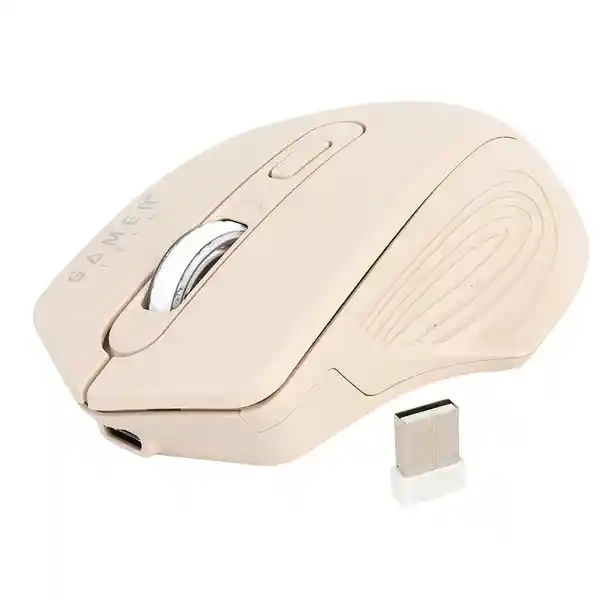 Jaltech Mouse Gamer Inalámbrico Recargable Beige