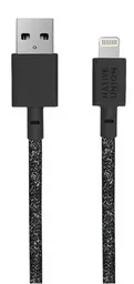 Native Union Cable Lightning Trenzado Con Correa - Negro