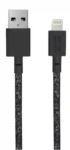 Native Union Cable Lightning Trenzado Con Correa - Negro