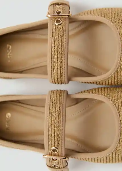 Zapatos Cotton Camel Talla 36 Mujer Mango