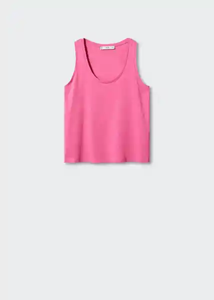 Top Seo Rosa Talla M Mujer Mango