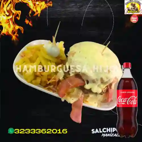 Combo Hamburguesa Hijole +Cocacola Orig 1.5l