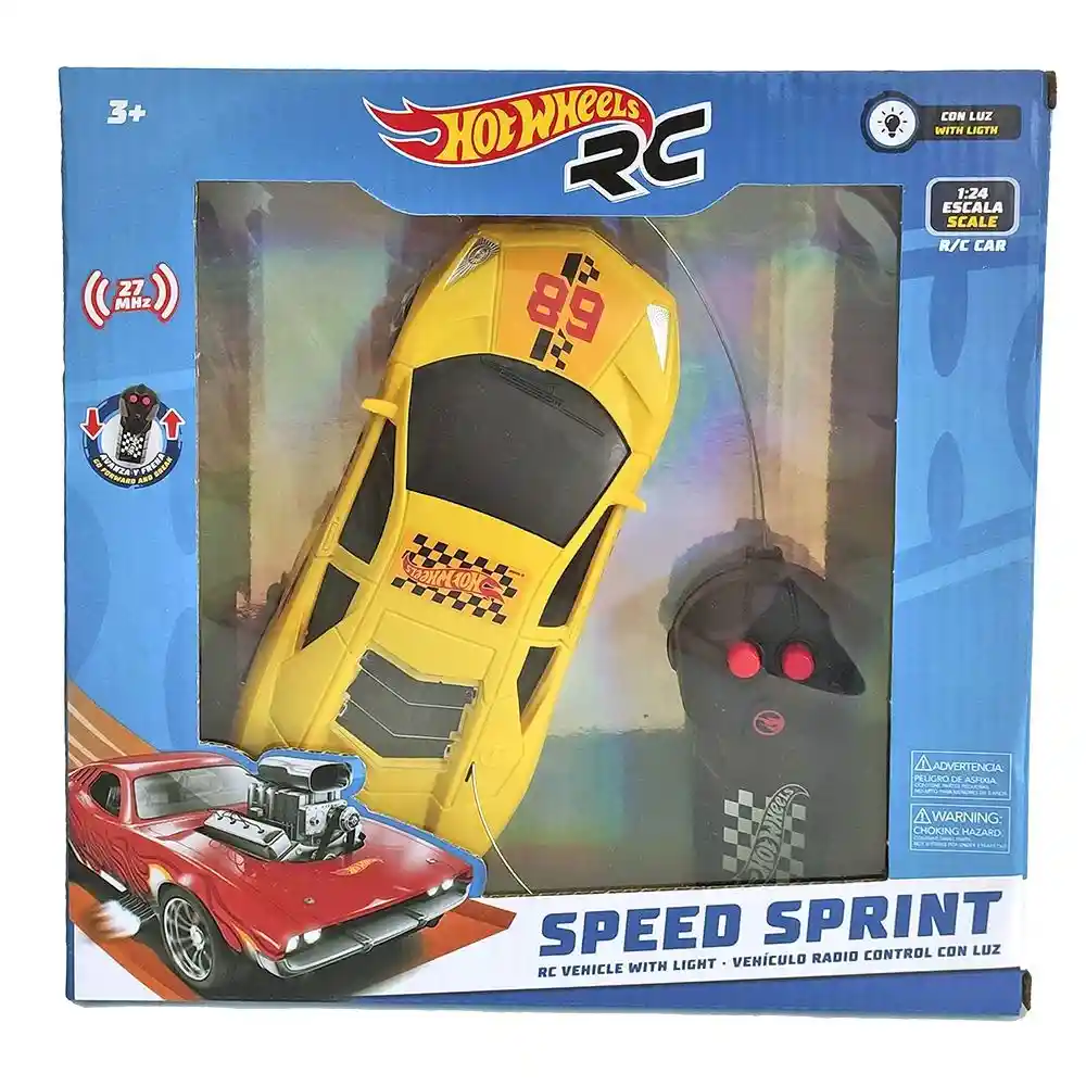  Carro A Control Remoto Speed Sprint  Hot Wheels  