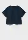 Camiseta City Navy Talla 10 Niñas Mango