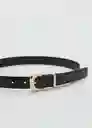 Cinturón Maxima Negro Talla M Mujer Mango