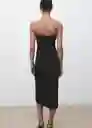 Vestido Dali Negro Talla M Mujer Mango