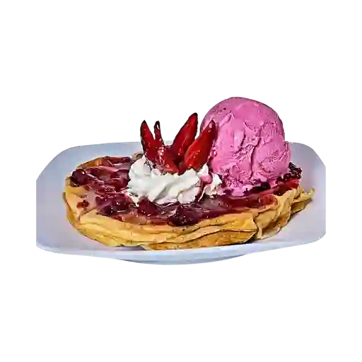 Waffle Frutos Rojos