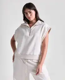 Chaleco Mujer Crudo Talla L 699G003_CRU130905 Americanino