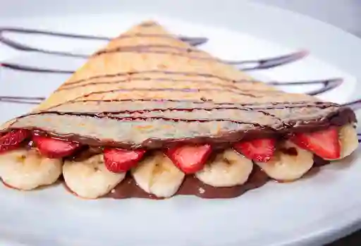 Crepe de Nutella y Fresa